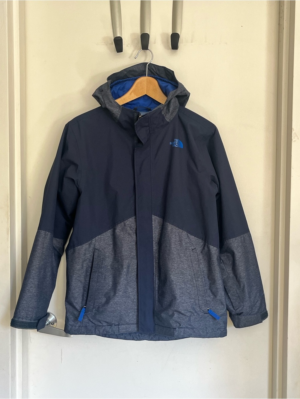 The North Face Boys’ Two-Tone Navy & Heather Jacket